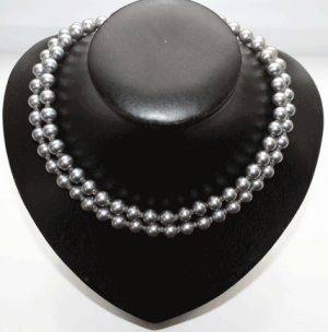 Double-Strand-Grey-Pearl-Necklace - pearl jewellery photos via mylusciouslife.png